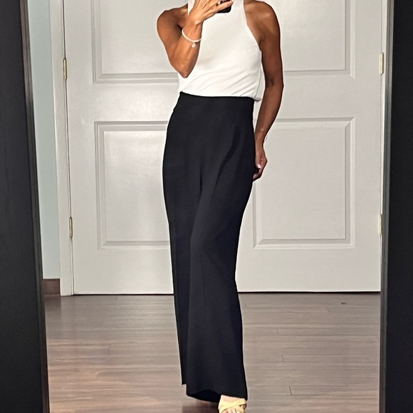 Whistles black high wasted wide leg pants size 6 - Picture 1 of 12